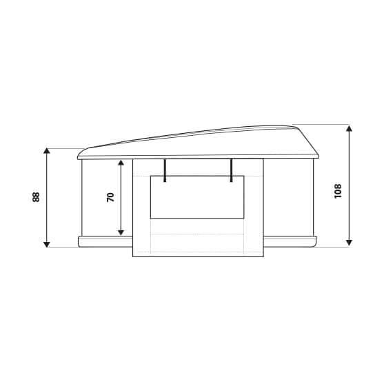 Maggiolina GT Measures Details - Autohome Roof Top Tents